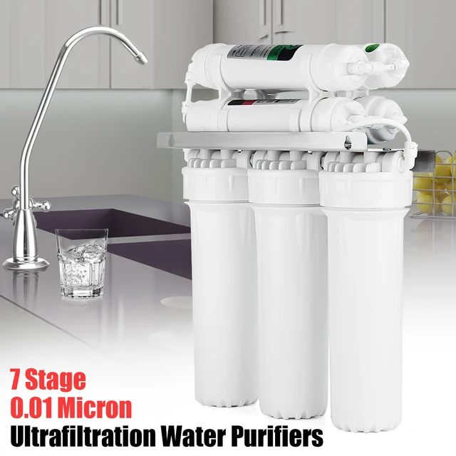 7 Stage Water Filter System With Faucet Valve Water Pipe Drinking