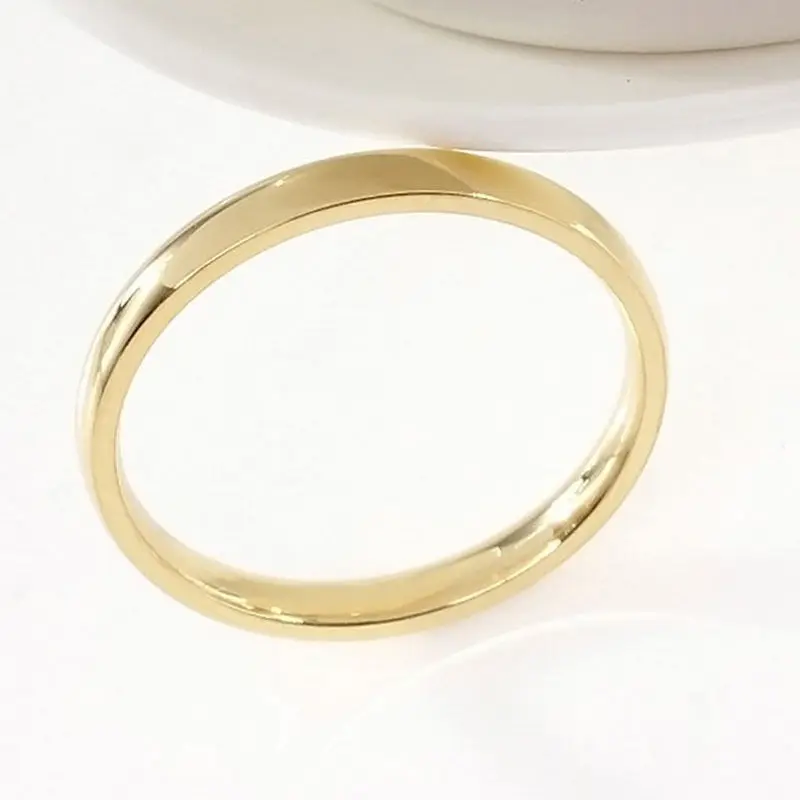 Latest Fashion Fortunately Rose Gold Women Men Polished Stainless Steel Ring Convention Jewelry Wedding Band Ring Valentine Gift