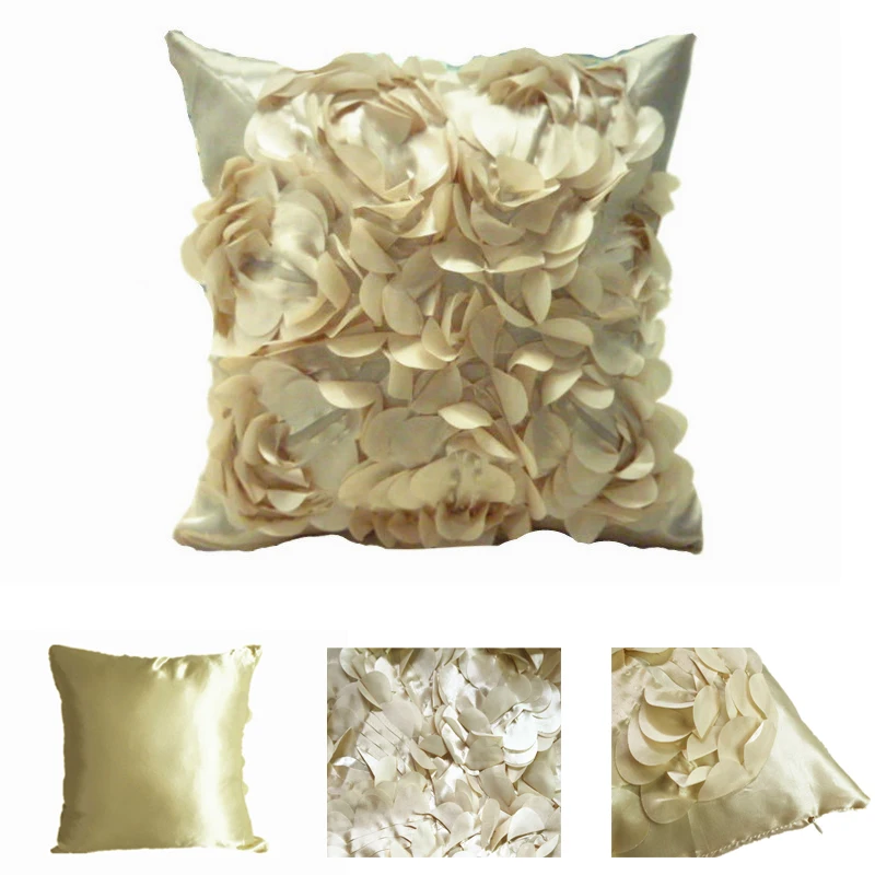

Free Shipping 42cmX42cm Polyester Embroidery Floral square Cushion Cover HT-PSEC-01
