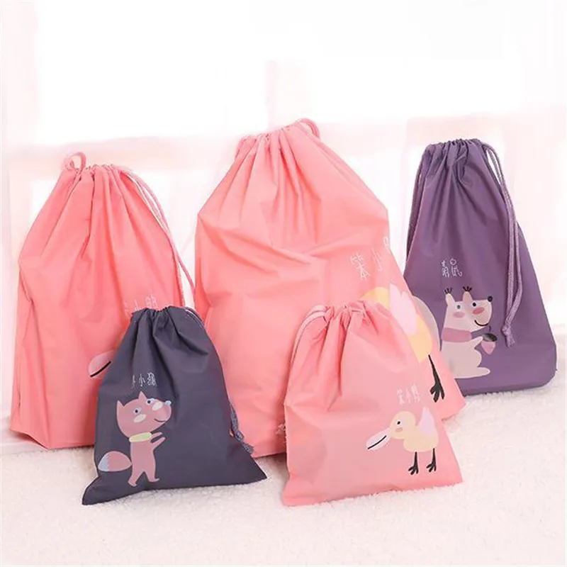 Vogvigo Waterproof Travel Cosmetic Bag  Cosmetic Organizer Makeup Bags Wash Bag Large Capacity Drawstring Storage Toiletry Box