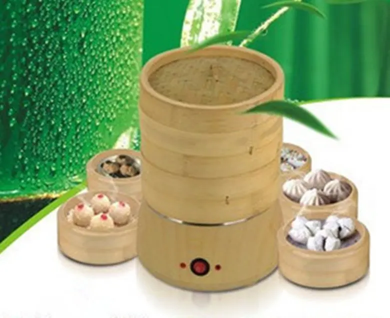 Mini bamboo food steamer Bamboo incense electric steamer Multifunction