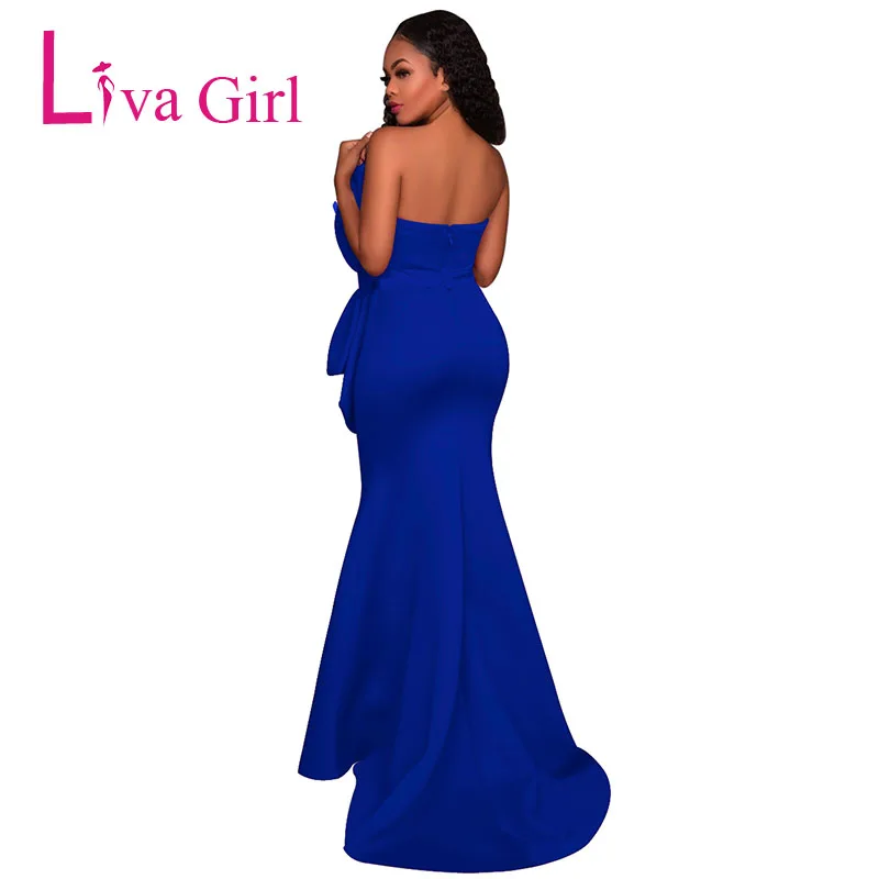 Blue-Oversized-Bow-Applique-Evening-Party-Gown-LC61804-5-3