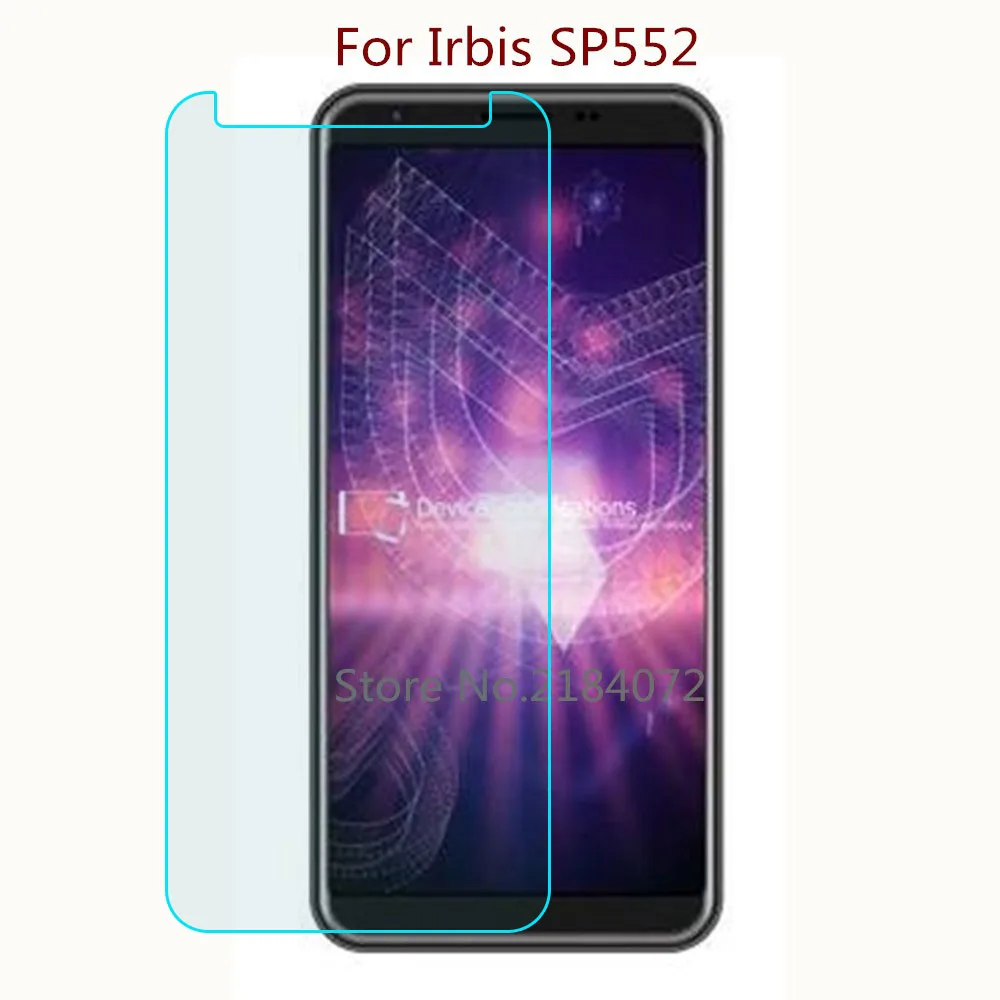 9H 2.5D Защитное стекло для экрана Irbis SP552 закаленное смартфона Передняя пленка