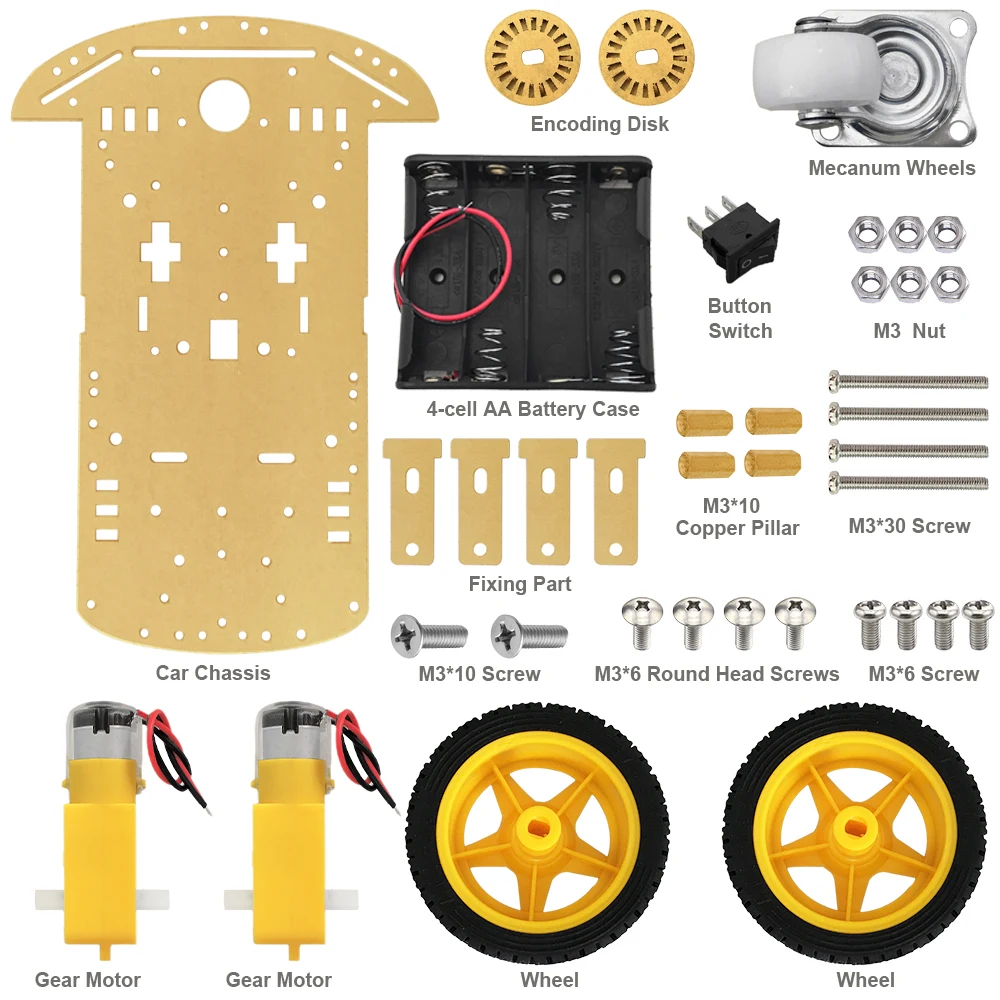 KEYES умный робот шасси автомобиля Комплект для Arduino