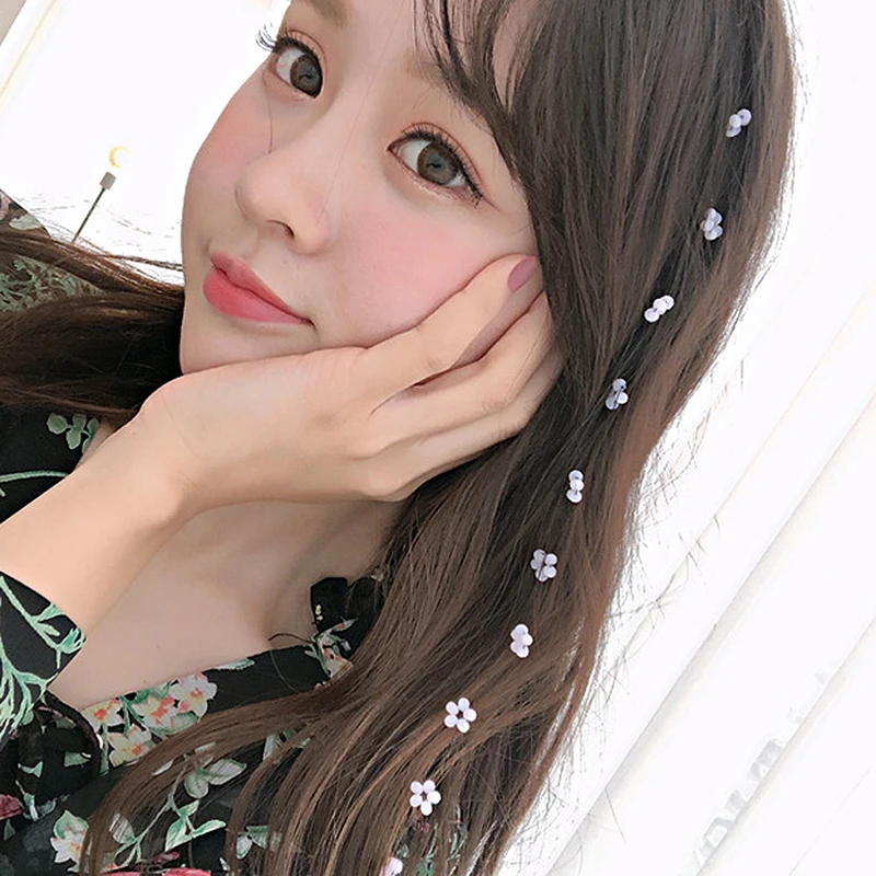 

Sale 1 String Crystal Flower Streamline Hair Comb Hairbands Invisible Beads braided Super Fairy Hair Decorative