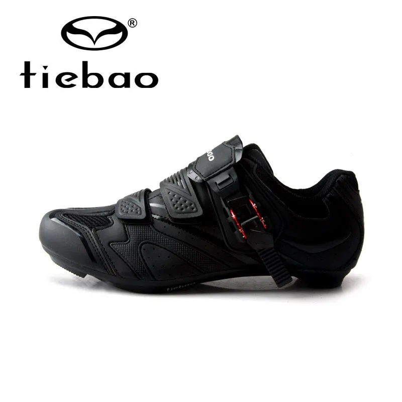 

TIEBAO 2018 New Cycling Shoes Road Shoes Men Bicycle Self-locking Road Bike Shoes Breathable Non-slip Bicycle Carbon Road Shoes