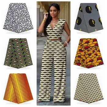 

Veritable Wax Veritable Guaranteed Real Print Wax High Quality Pagne Tissus Wax Veritable 6yards African Ankara Sewing Fabric A