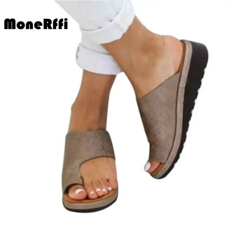 

MoneRffi Fashion Woman Outdoor Sandals -heel Soft Bottom Comfortable Sandals Shipping 2019 Size