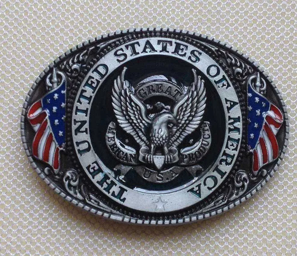 Great America Proudct Eagle USA Belt Bucklein Buckles & Hooks from Home & Garden on Aliexpress