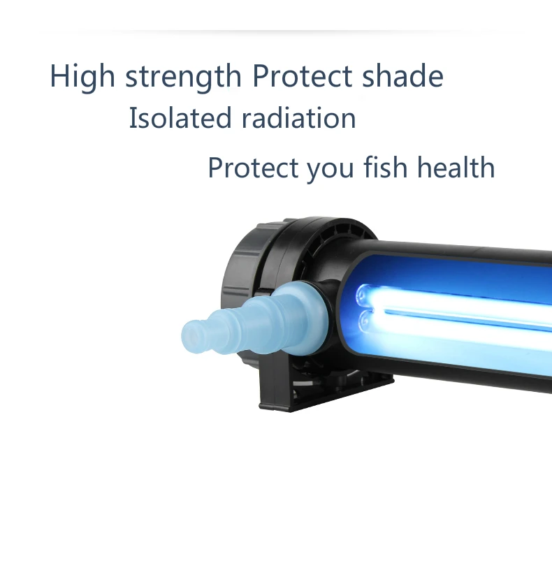 JEBO УФ стерилизатор лампа аквариумный пруд Коралл Koi аквариум Ультрафиолетовый фильтр осветлитель светильник очиститель воды 220-240 В 5 Вт 7 Вт 9 Вт