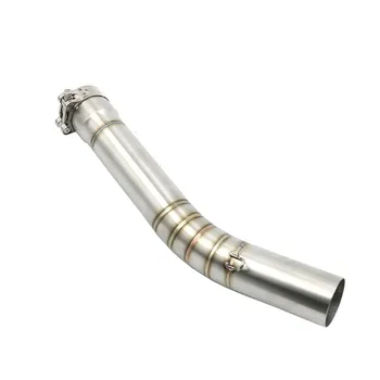 

1998 - 2017 For YAMAHA YZF-R6 YZF R6 Motocycle 51mm Link Middle Pipe Full System Muffler Front Header Pipe Exhaust YZFR6