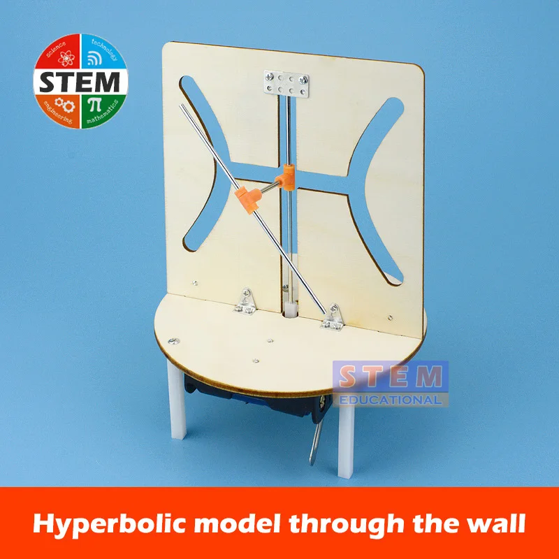DIY Electric Toy Creative Hyperbolic Model Through The Wall Design Physics Science Experiment Teaching Aid STEM Educational Toys