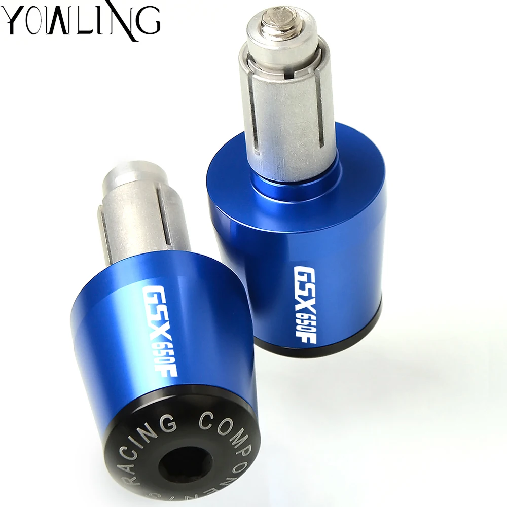 

For SUZUKI GSX650F GSX 650F GSX650 F 2008 2009 2010 2011 2012 2013 2014 2015 CNC 22MM Handlebar Grips Handle Bar Cap End Plugs