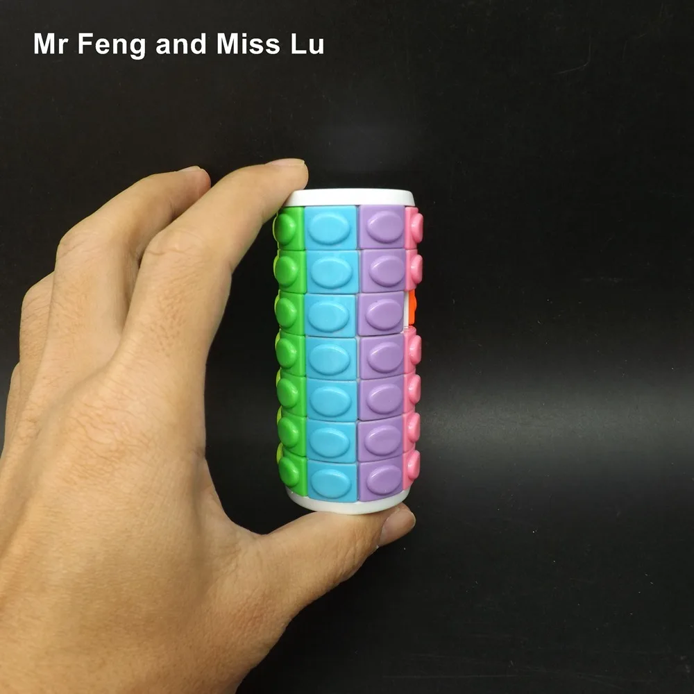 

Colorful Sliding Puzzle Educational Magic Tower Game Brain Teaser Toy Children