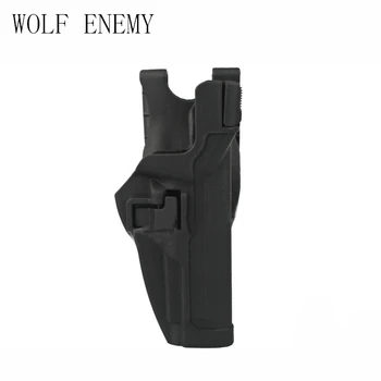 

Tactical Serpa Concealment Quick Right Hand Pistol Gun Holster BK w/ Jacket Slot Duty Belt Loop for 92 96 M9 M92