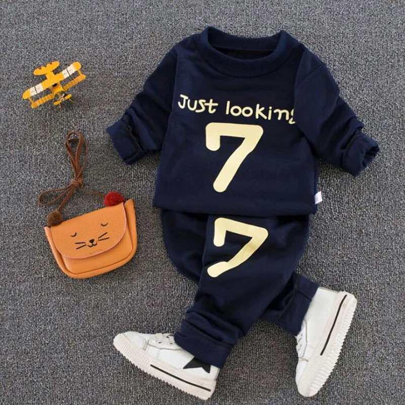 

2pcs Set Cartoon Kids Boy Girl Clothing Sets Spring Autumn Baby Clothes Set Boy Suit (Shirt+Pants) Sport Tracksuit 218