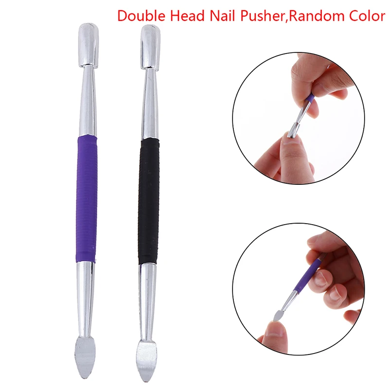 

Stainless Nail Cuticle Pusher Double Sided Cuticle Nail Pusher Spoon Remover Nail Care Pusher Dead Skin Push Manicure Tools