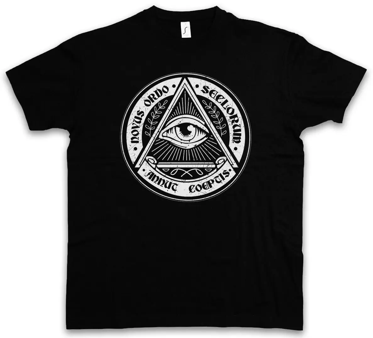 Illuminati толстовка с рисунком глаз футболка society Auge Free Masons Лодж Illumiatus свободные топы