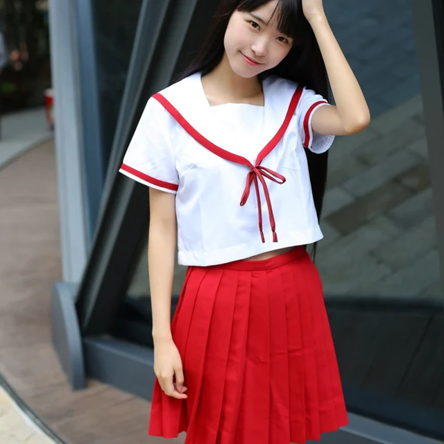 Summer JK Uniform Japanese Navy Cosplay School Uniforms Preppy Chic ...