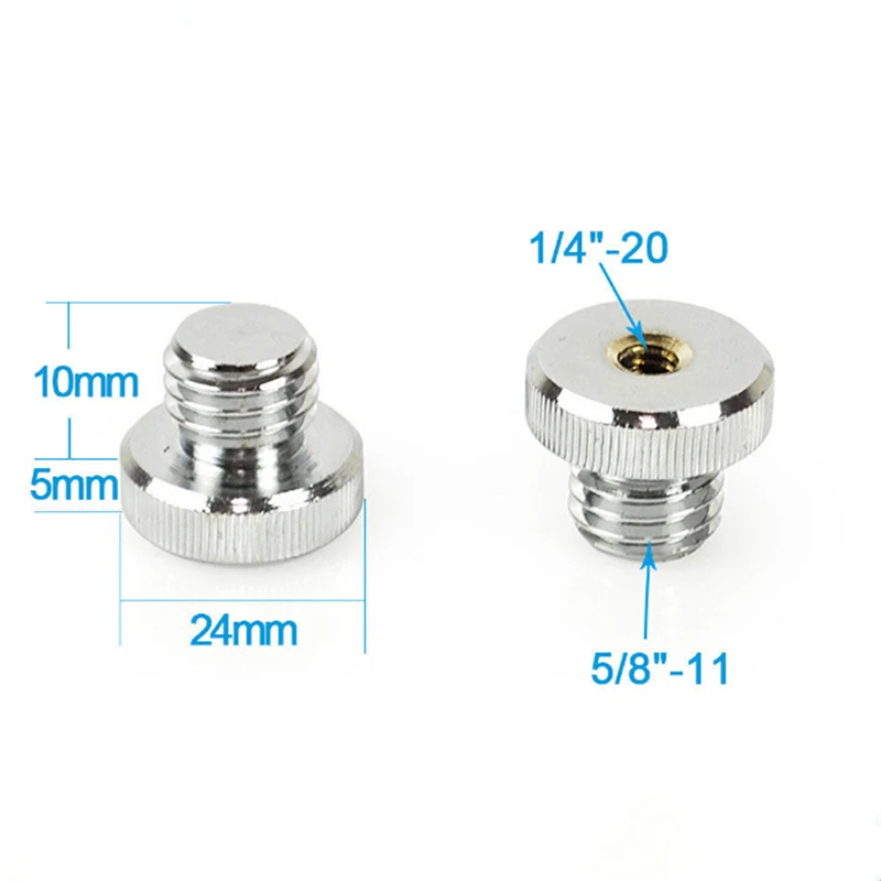 

1/4"-20 To 5/8"-11 Threaded Screw Adapter For Tripod Laser Level Adapter Instrument Parts Accessories