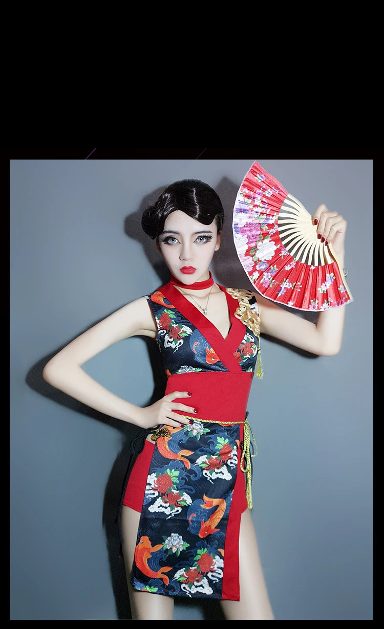 Новый костюм для косплея Cheongsam женский красный костюм для косплея cheongsam платье для выпускного вечера сексуальный костюм для девочек бар