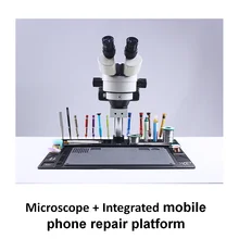 7X /45X Microscope + Integrated mobile phone repair platform for Cell Phone LCD Phone repair Tools