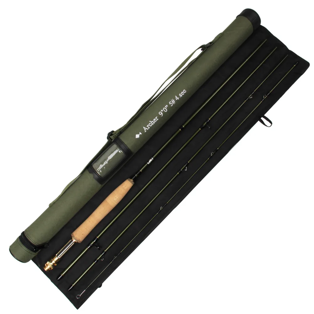 US $45.79 ANGLER DREAM Fly Fishing Rod 3458 WT Fast Action 36TCarbon FiberGraphite IM10 7583 9FT Fly Fishing Rod with Cordura Tube