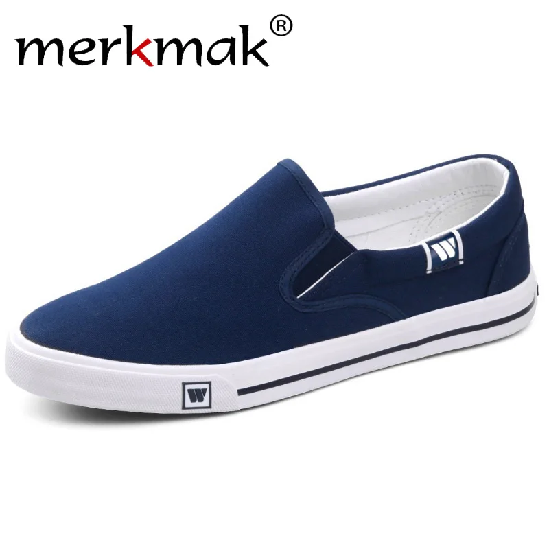 Merkmak 2019 الصيف مريحة أحذية رياضية من قماش القنب حذاء رجالي المتسكعون الأخفاف الأزياء الانزلاق على الذكور الأحذية عارضة القيادة الشقق
