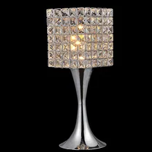 Товар горячие продажи Современный хрустальный настольные лампы, красивые спальни освещения дизайн