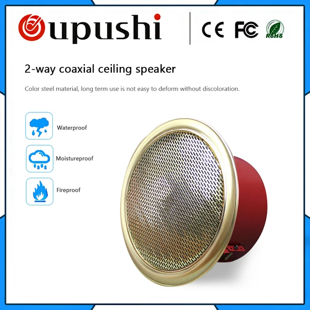 high quality coaxial pa sound system ceiling speaker covers 4 inch in