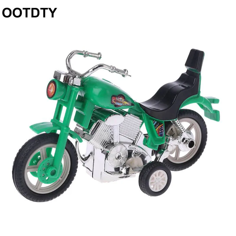 Baby Wind Up Toy Pull Back Motorcycle Inertial Motorbike Motor Bike