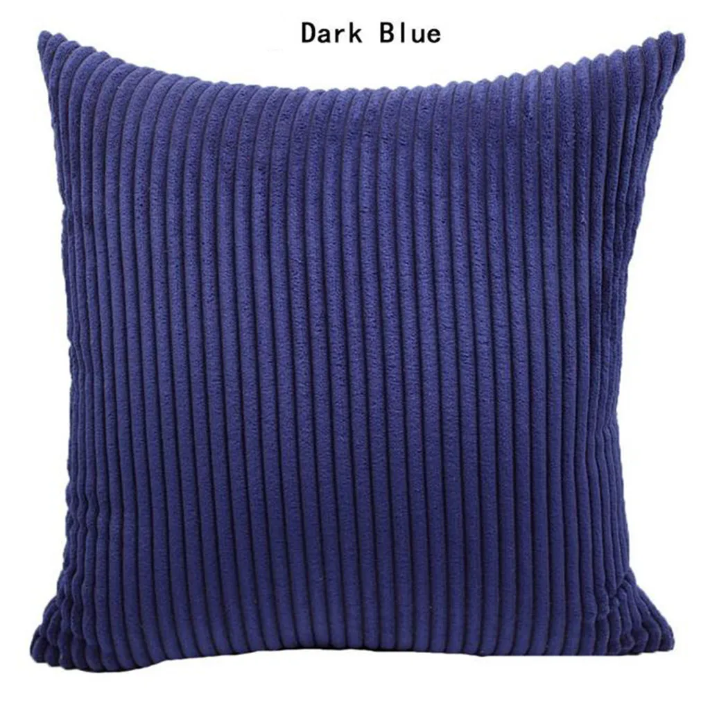 Нордическая простая однотонная Геометрическая Подушка cojin Peach декоративная наволочка домашний Декор украшение для гостиной YL5 - Цвет: Dark Blue