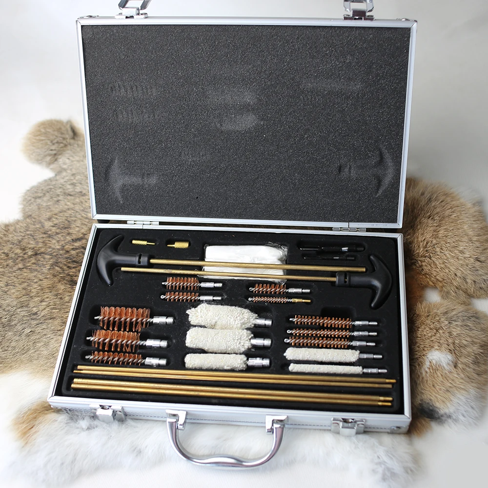 

Universal Hunting Gun Cleaning Kit For Rifle Pistol Handgun Professional Set Gun Firearm Brush Tool Hunting Accesso
