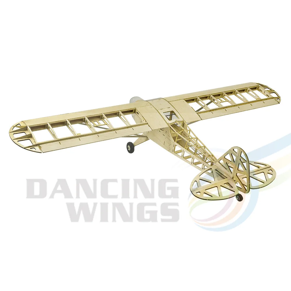 Новый Piper J3 Cub 1200 мм размах крыльев самолетик из пробкового дерева модели RC