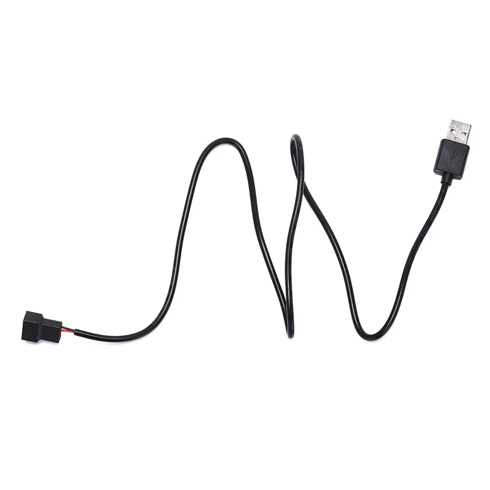 2019 USB PC Fan Power Cable USB 2.0 Male To 3 / 4 Pin Male Computer