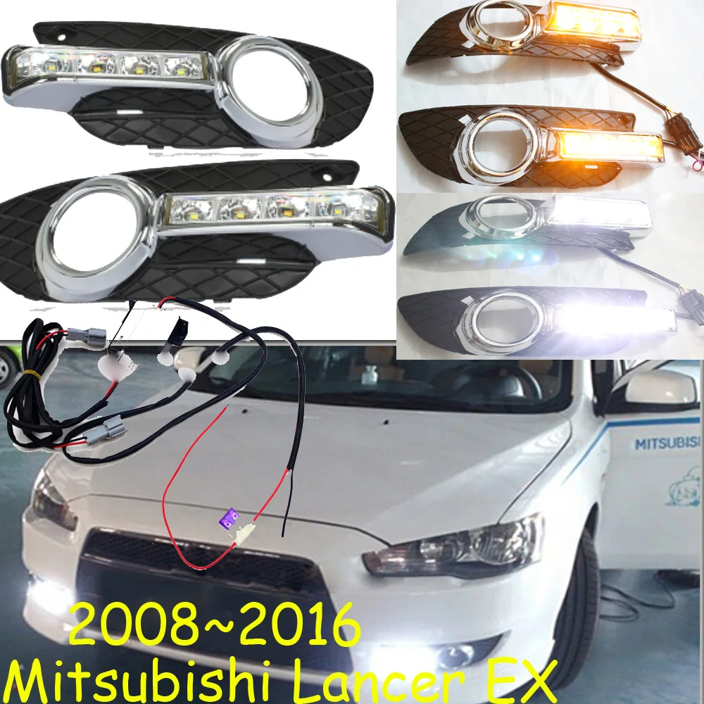 Светодиодный 2008 ~ 2015 Mitsubishe Lancer Дневной светильник туман головной стремиться ASX