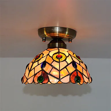 

Shell Shade Vintage LED ceiling Lights For Living Room Lights Fixtures Tiffany Ceiling Light Lampara Techo Plafon Luminaire