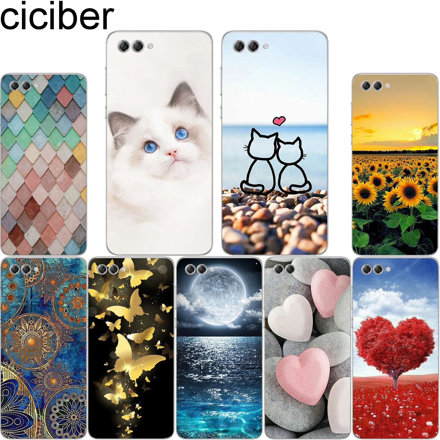 

ciciber For Y 9 7 6 5 3 Prime Pro 2017 2018 2019 For Honor V 9 8 10 Lite Pro X C Play Soft Silicone TPU Phone Cases Back Cover