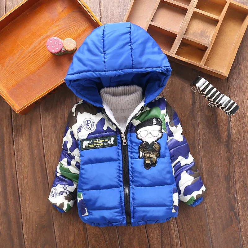 

Boys jackets children hooded fashion printing boys outerwear kids winter clothes