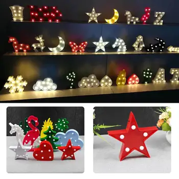 

LED Night Lights Table Lamp Marquee Lamp Unicorn Flamingo Fairy Lamp Outdoor Garland Christmas Home Party Romantic Decor