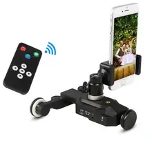 Yiwa 3 колеса Wirelesss видео Камера автоматическая тележка Скейтер для железнодорожных путей для DSLR Камера s видеокамеры iPhone