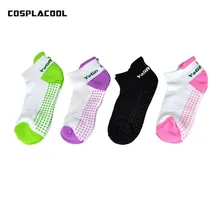 Профессиональные мягкие хлопковые нескользящие носки для пилатеса, носки для йоги, носки для танцев, резиновые носки в горошек, силиконовые массажные носки для пилатеса, носки для фитнеса