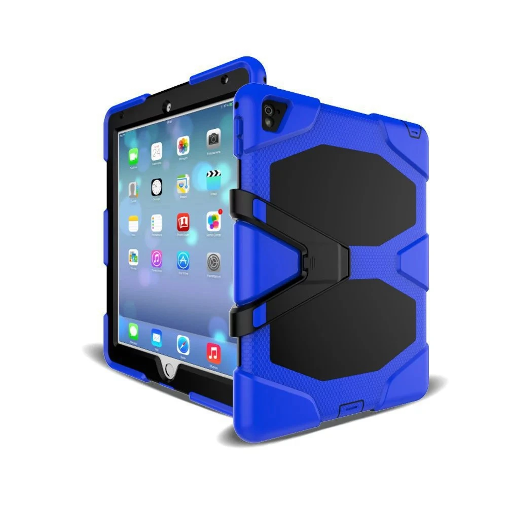 Сверхпрочный чехол Axbety для iPad Air, чехол, полная защита, подставка, Гибридный чехол для iPad 5 Air 1st, противоударный защитный чехол для планшета s - Цвет: Синий