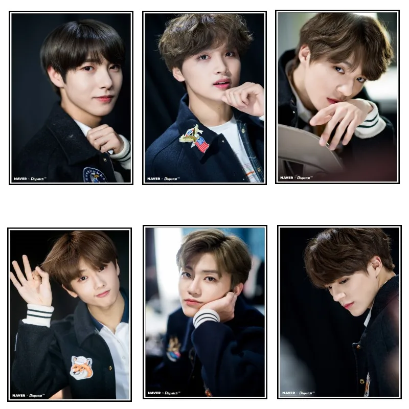 Плакаты NCT K Pop 127 настенные наклейки в стиле рок музыки бумажные принты с белым