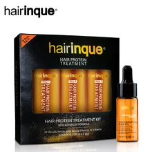 11,11 HAIRINQUE Новое поступление 12% Уход за волосами Кератиновый Набор для лечения волос и 10 мл масло для волос кокосовое масло уход за волосами набор эфирных масел