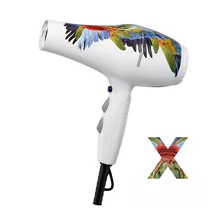 Модные Фены для волос с изображением попугая и кораллового змеи с горячим холодным воздухом, профессиональный мощный Фен мощностью 2000 Вт, аксессуары для волос U1197