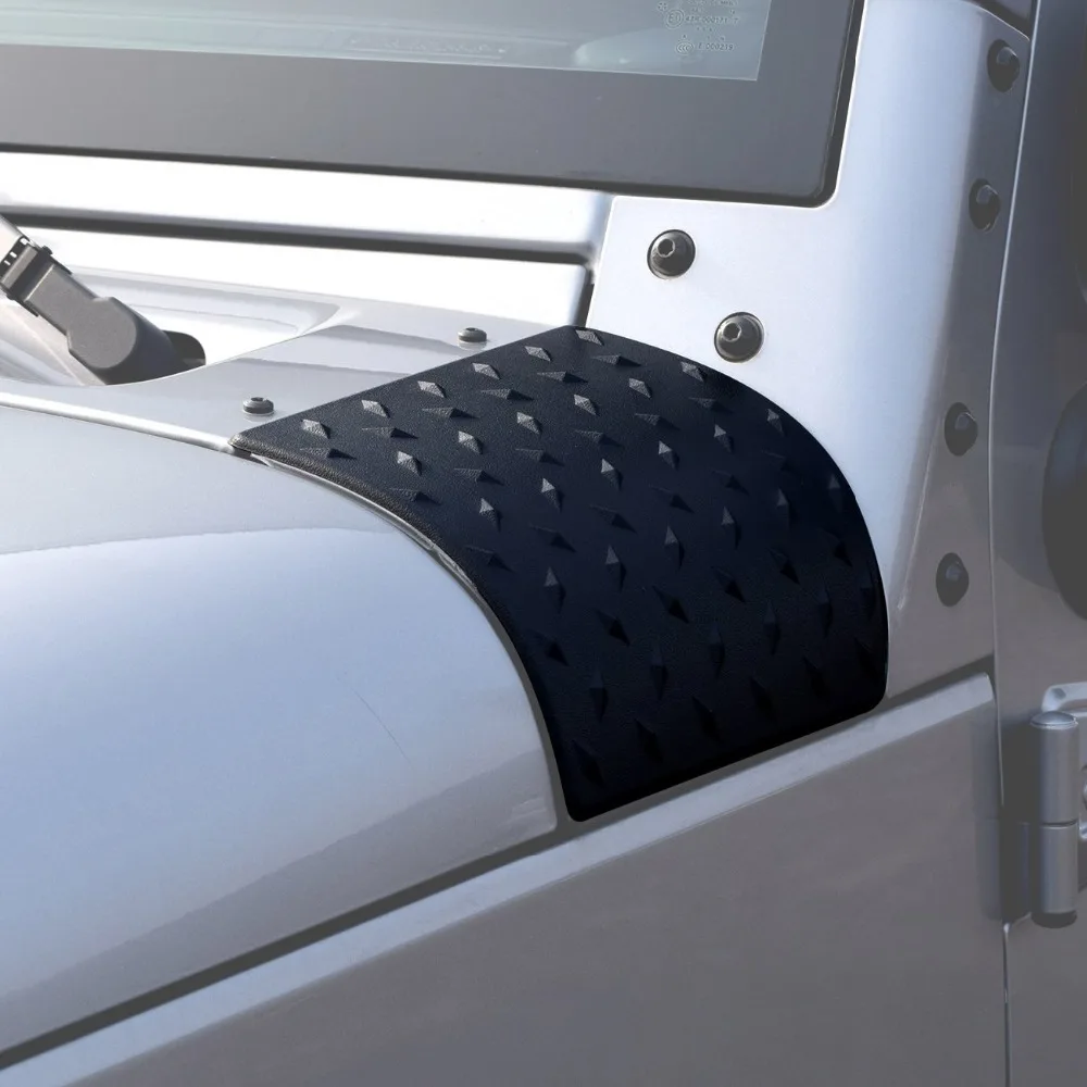 Новый черный корпус капота Броня Cowling 2007 2017 для Jeep Wrangler JK Unlimited Rubicon Sahara аксессуары