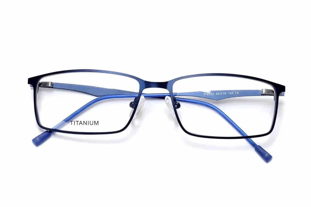 Alloy Glasses Frame Men Ultralight Half rim Myopia Prescription Eyeglasses Male Metal Full Optical Frame Screwless Eyewear P8822 Alloy Glasses Frame Men Ultralight Half rim Myopia Prescription Eyeglasses Male Metal Full Optical Frame Screwless Eyewear P8822