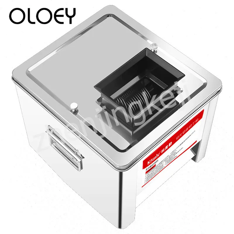 Fully Automatic Electric Meat Silk Machine Desktop Slicer Wire Cutter Meat Grinder Multifunction Washable Diced 85mm Steel Blade