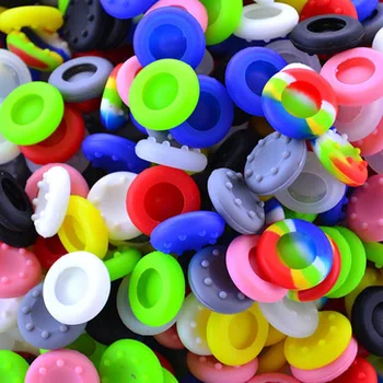 

FZQWEG 100 PCS Silicone Joystick Thumb Stick Grips Cap Case for PS3 PS4 Xbox One/360 random color